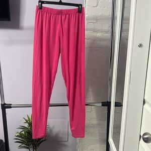 Pink leggings